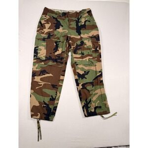 CAMO Distributors Cargo Pants Mens 35x30 Woodland Camo Combat USA Military
